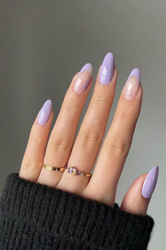 Lilac Nails spring 2024 trend