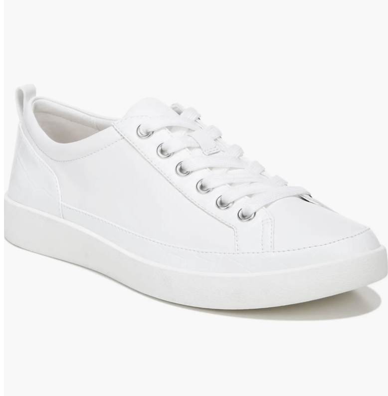 Plain White Sneakers