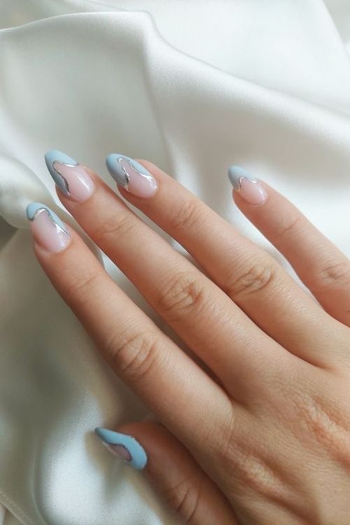 ski trip Spring Break Nails
