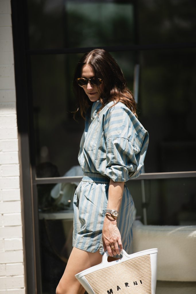 Striped Shorts Set Outfit | What to Wear in the Bahamas