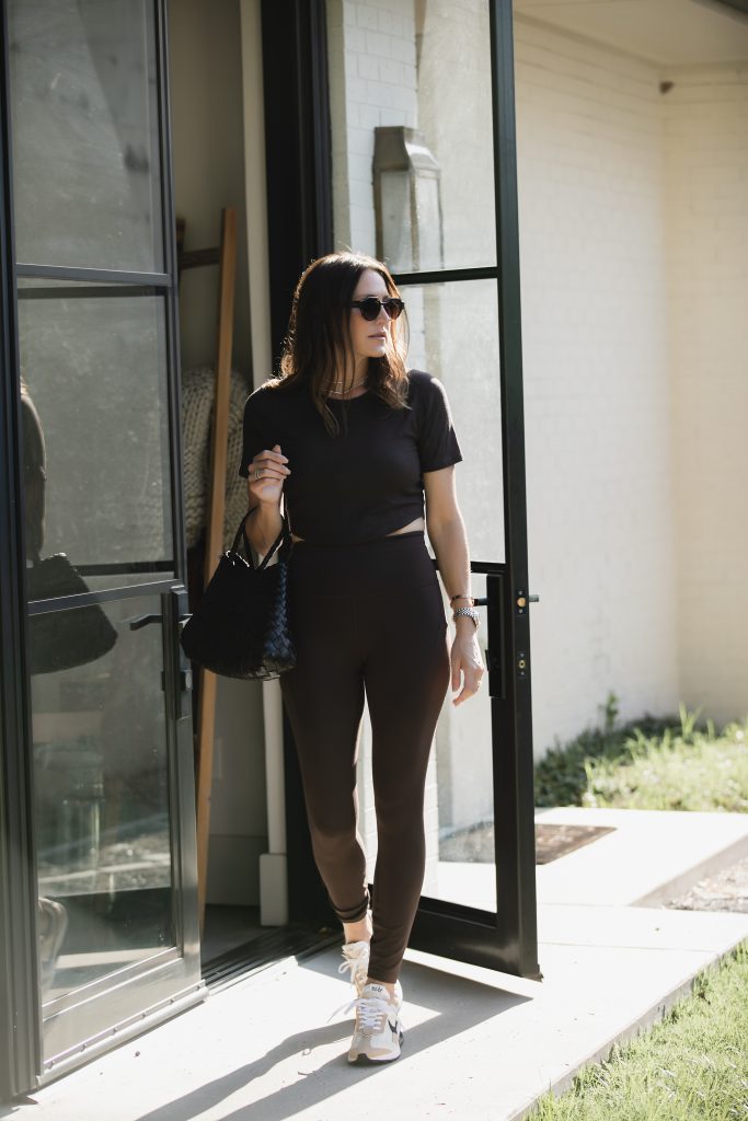 Leggings and Sneakers for moms