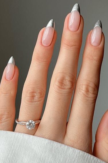 silver french tips