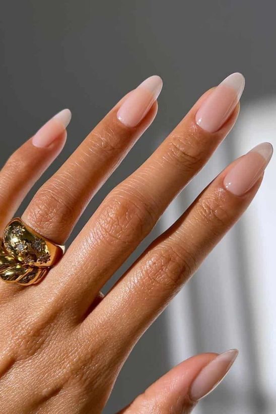 barely there sheer nails