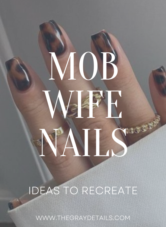 Mob Wife Aesthetic Nails