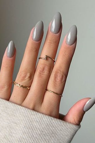 Gray September Nails