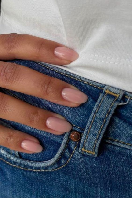 subtle nude April Nails