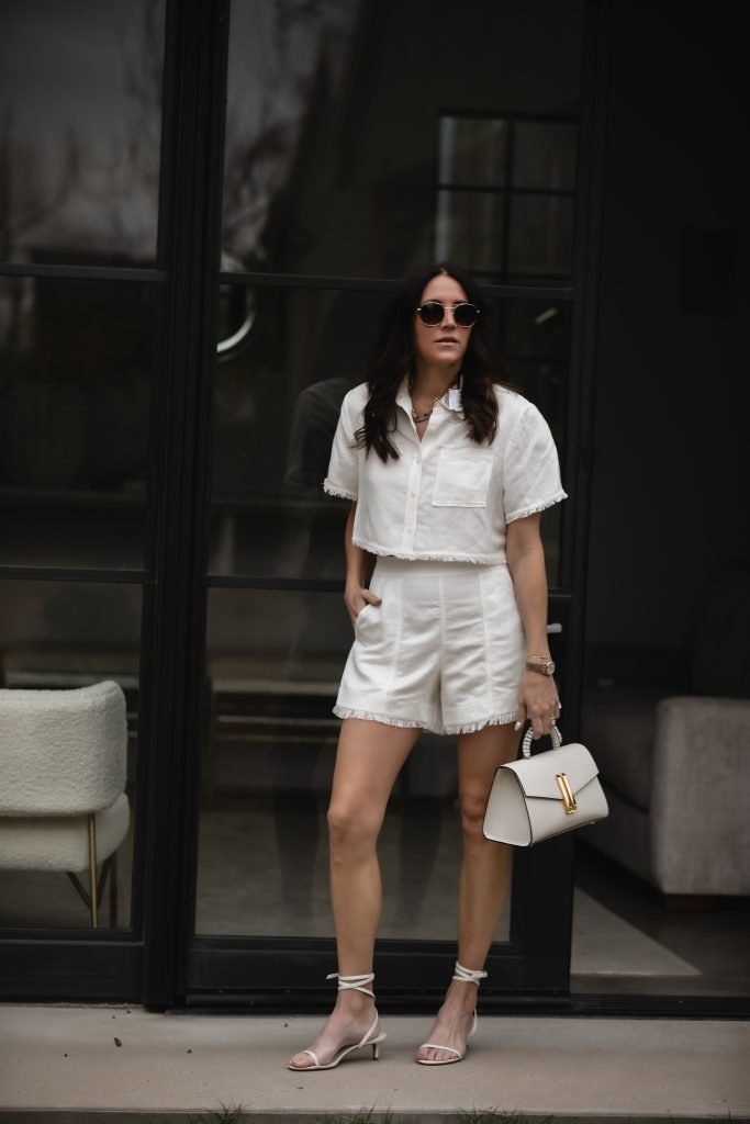 White Shorts Set Outfit | What to Wear in the Bahamas