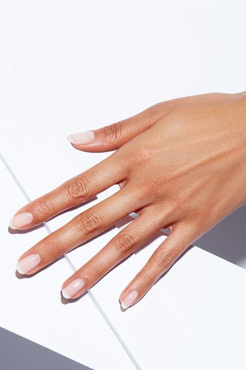 Transparent manicure