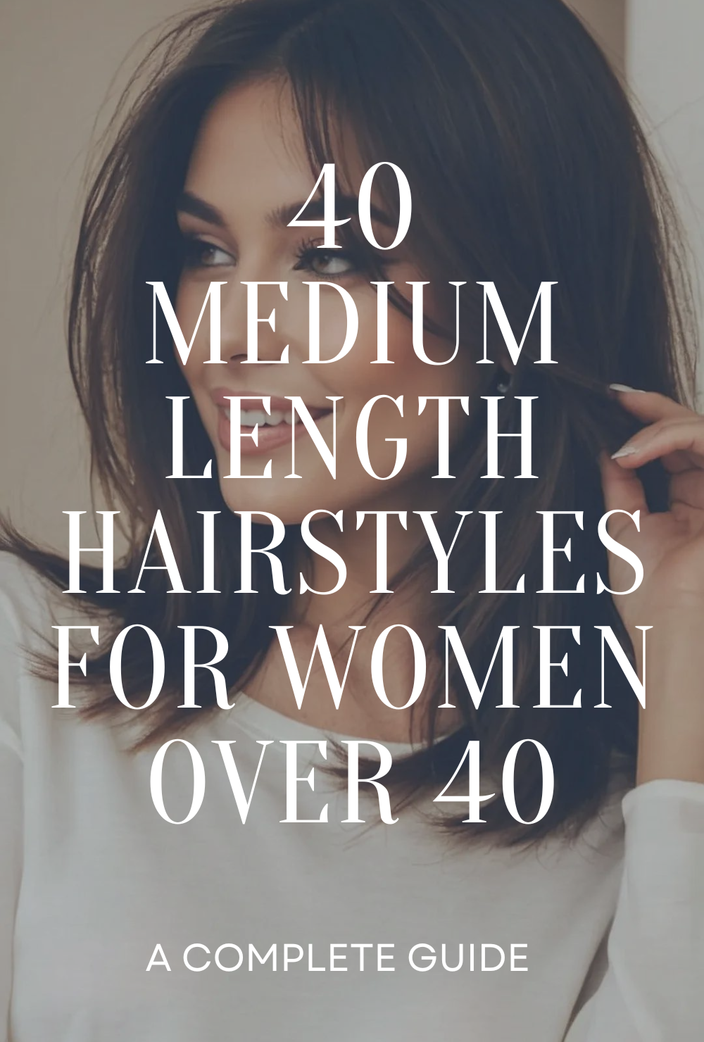 40 Medium Length Hairstyles For Women Over 40