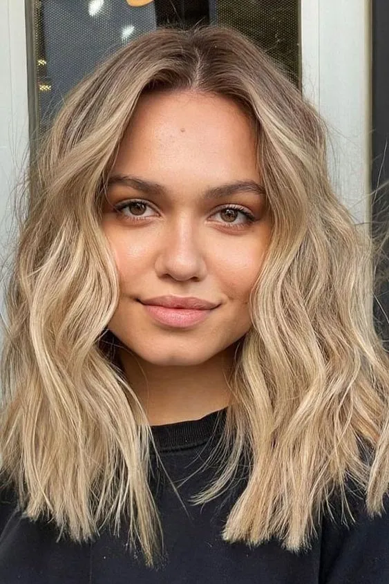 Wavy Mid-Length hair | Medium Length Hairstyles For Women Over 40