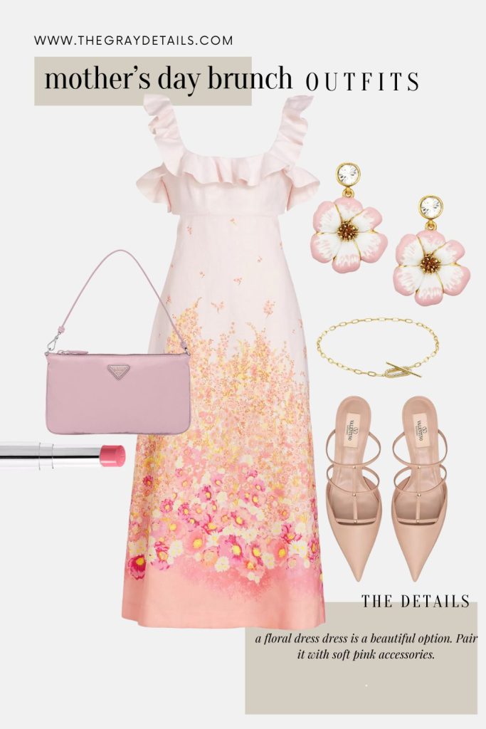 floral dress outfit idea