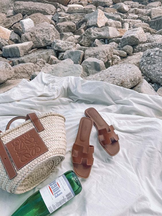 Neutral Sandals Outfits | How to Style the Coastal Grandmother Trend