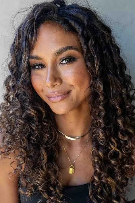 curly medium length | Medium Length Hairstyles For Women Over 40