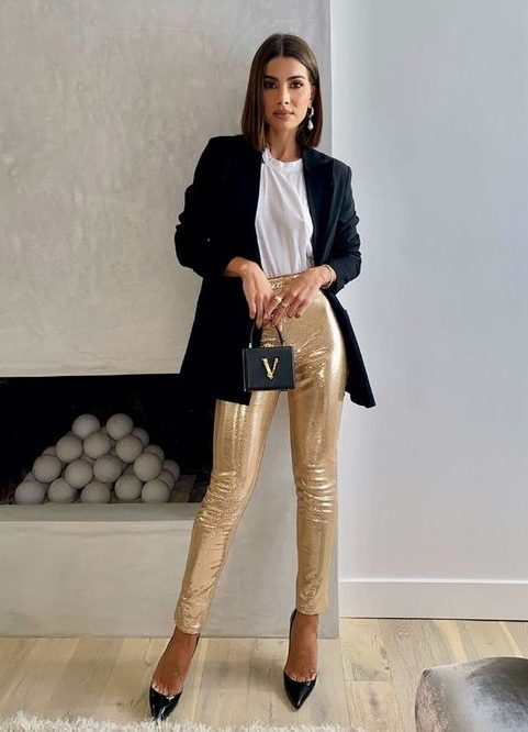 How To Dress Up Leggings for a party