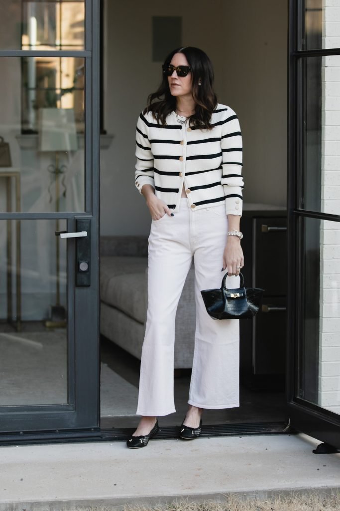 ballet flats with white jeans
