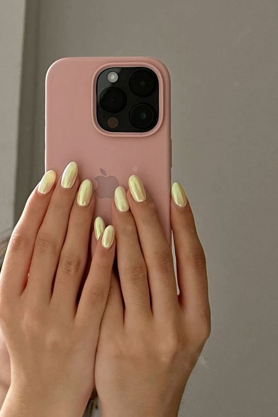 Citrus glazed nails