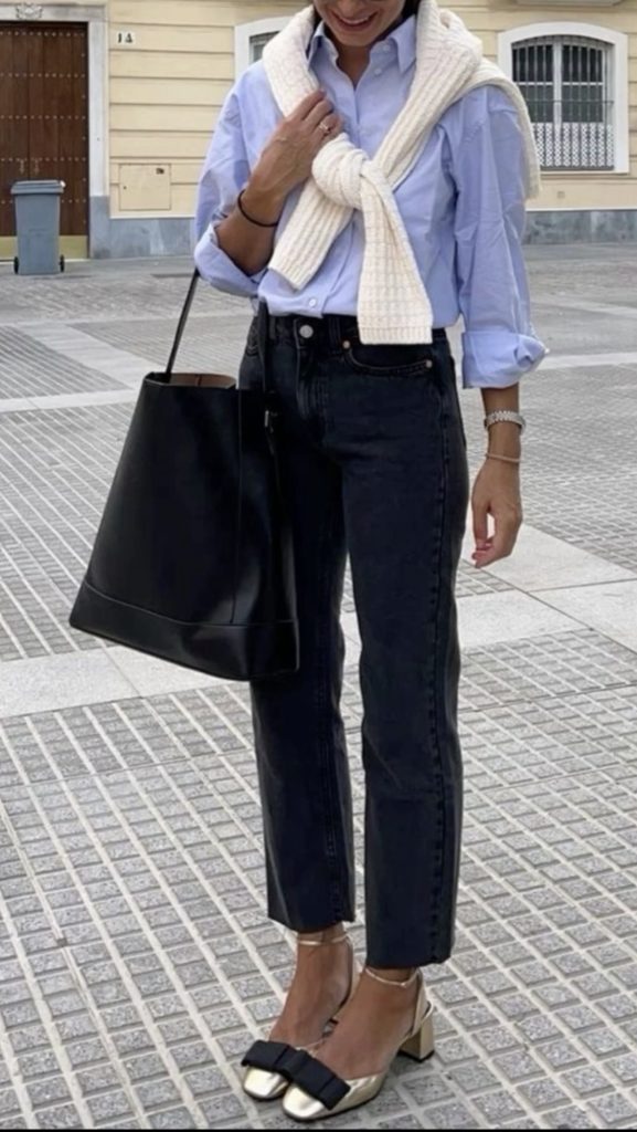 May Outfits inspiration to recreate - Black Jeans and Sweater Outfits