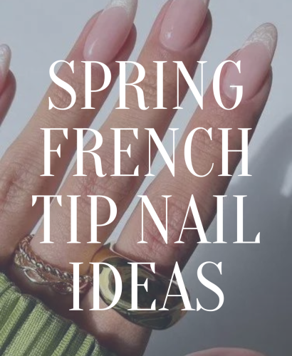 Spring French Tip Nails