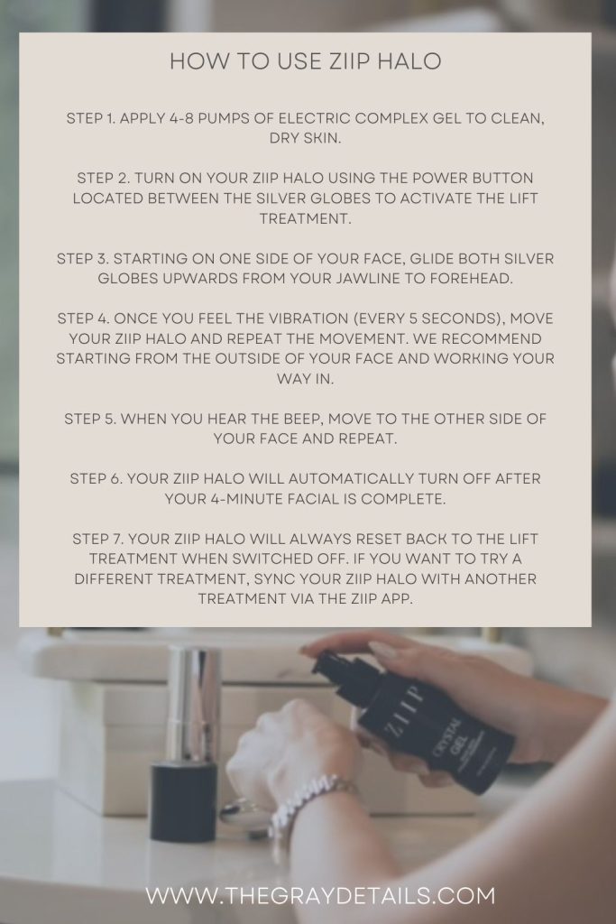 How to Use the ziip halo | benefits of facials at home with ziip beauty