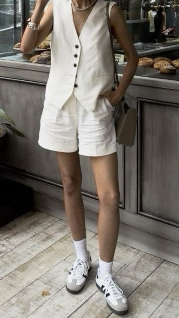 Shorts and Vest Set Outfit