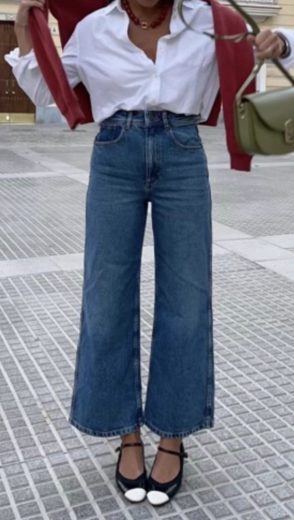 Button down and jeans outfit