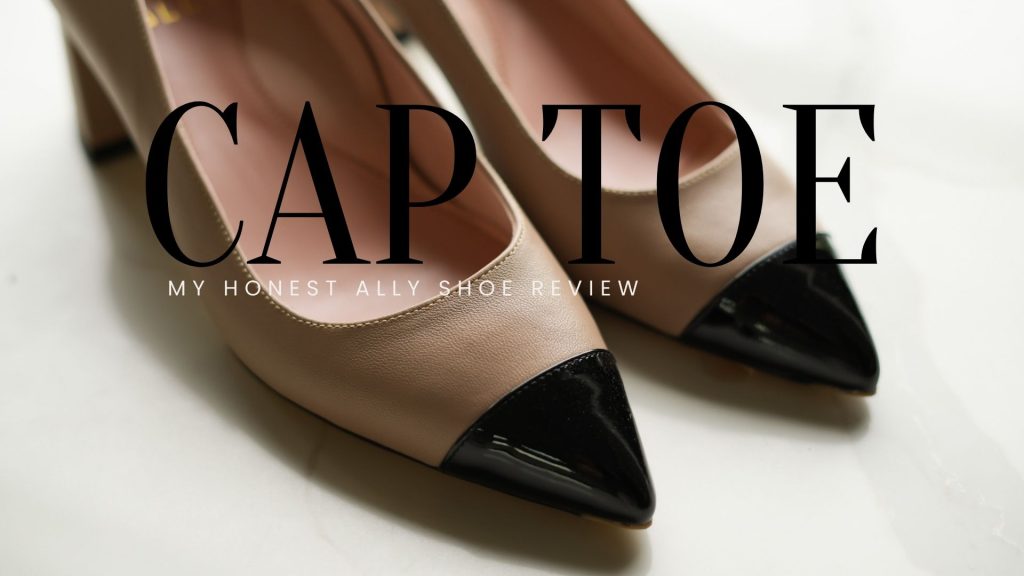 Ally shoes cap toe