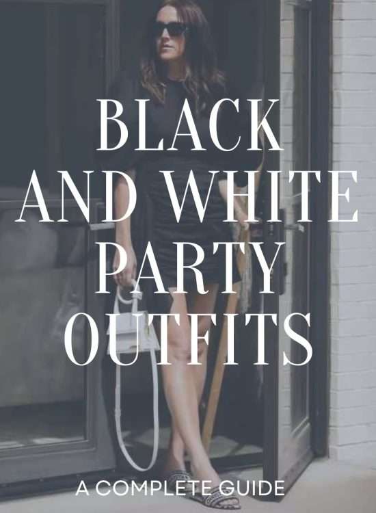 Black and White Party Outfits