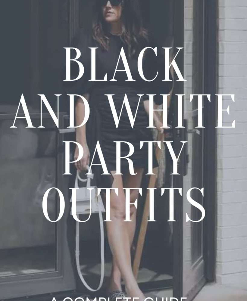 Black and White Party Outfits