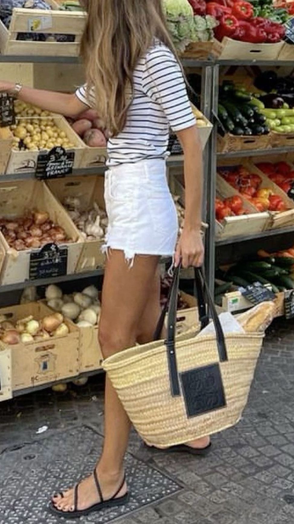 white Jean shorts summer style