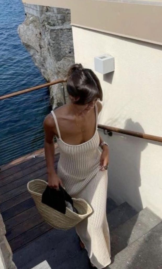 Knit Dress Beach June outfit