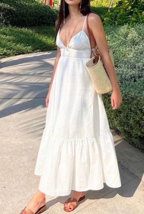 white dress outfits