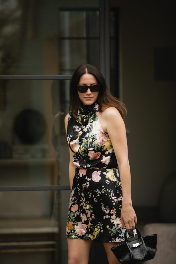 Mini floral dress