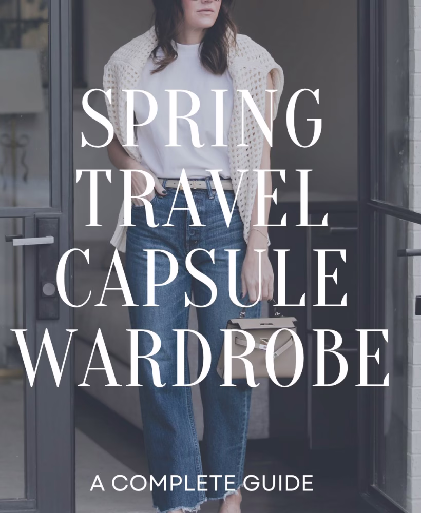 spring travel Capsule wardrobe