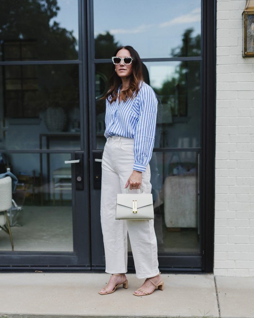Summer striped outfits with Evereve