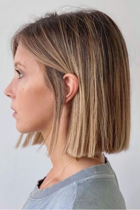Blunt Cut short | Haircuts for Thin Fine Hair