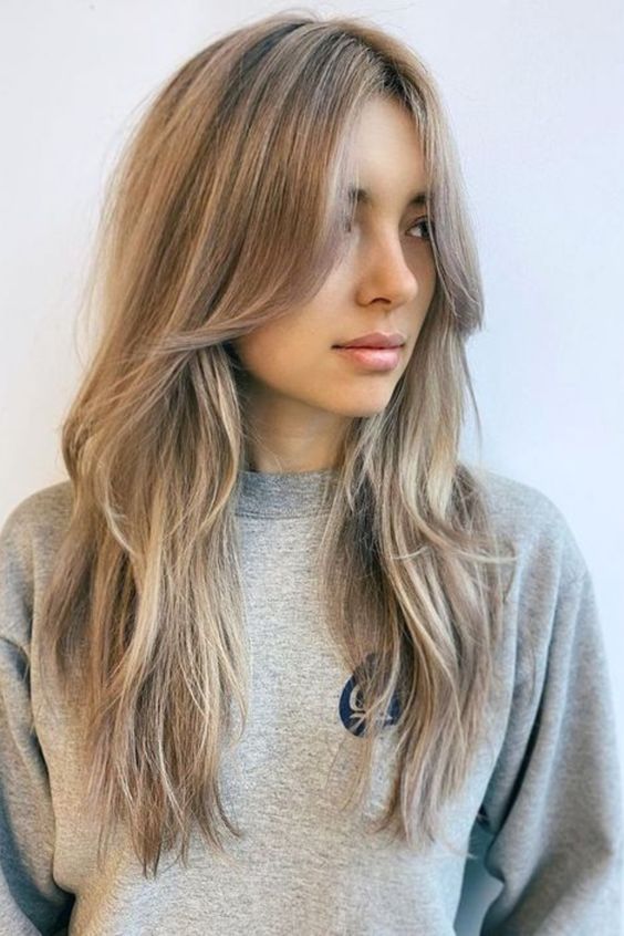 Curtain Bangs inspo | Haircuts for Thin Fine Hair