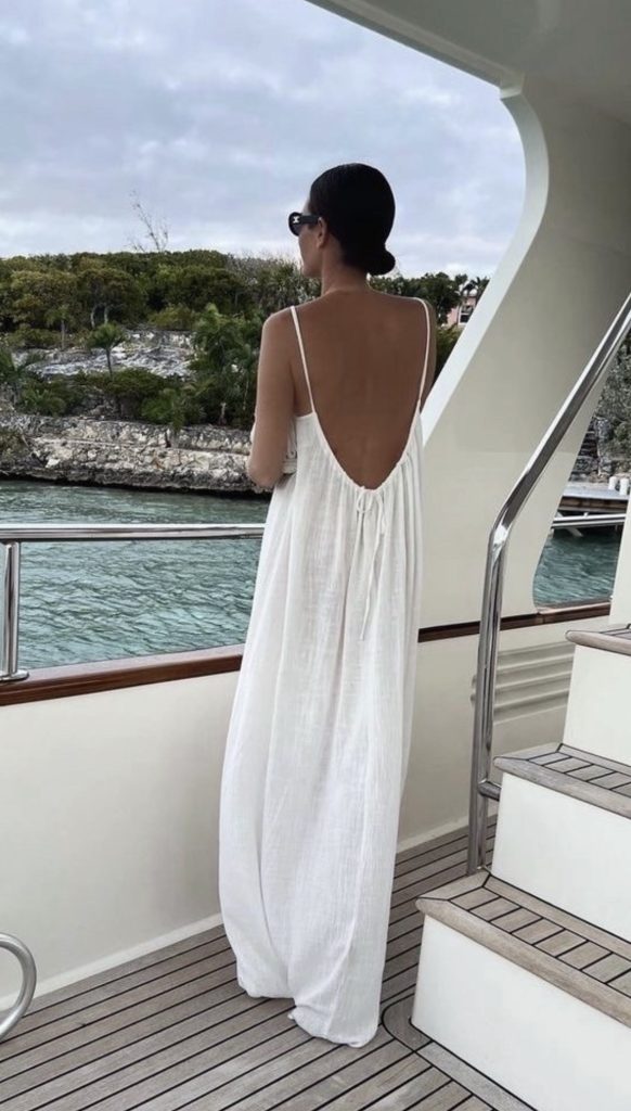 White Dress outfits | Old Money Summer Vacation Style