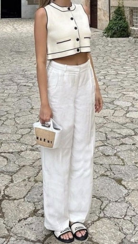 Linen pants Old Money Summer Vacation Style