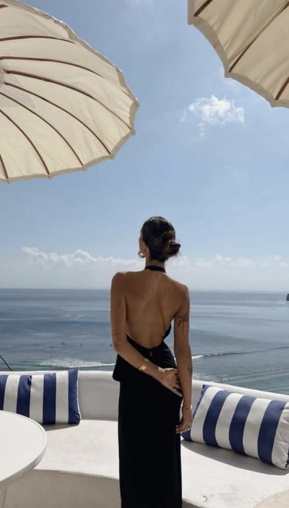 Black Dress vacation outfits