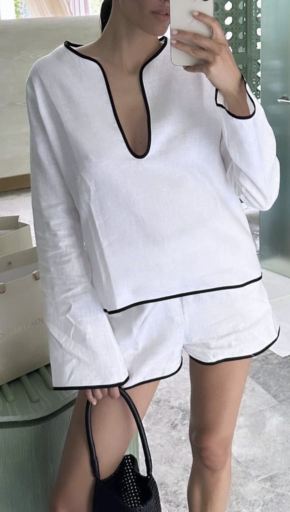 Shorts set vacation outfits