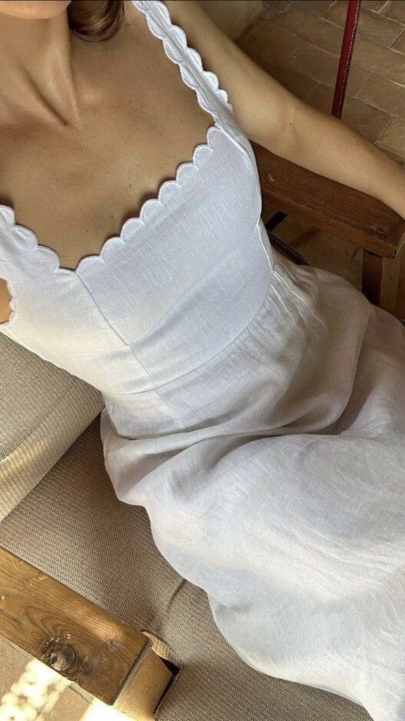 Scalloped dress