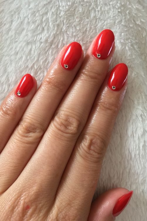 Embellished Red Nail ideas