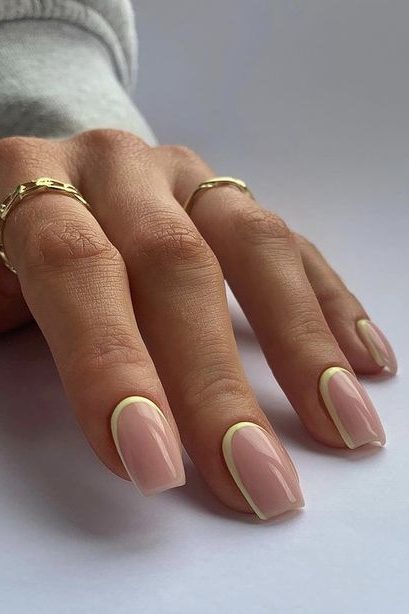 Reverse french tips