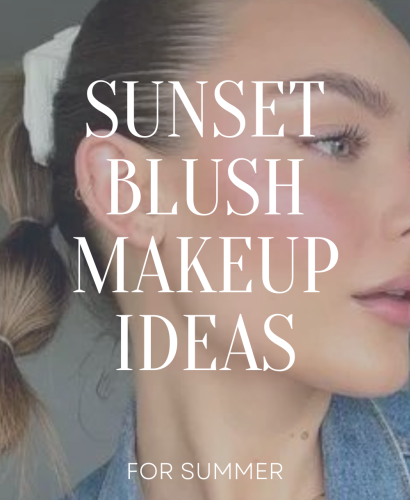 Sunset Blush Makeup trend