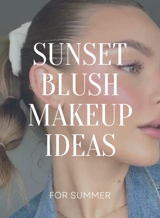 Sunset Blush Makeup trend