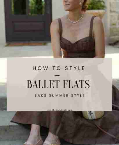 how to style ballet flats