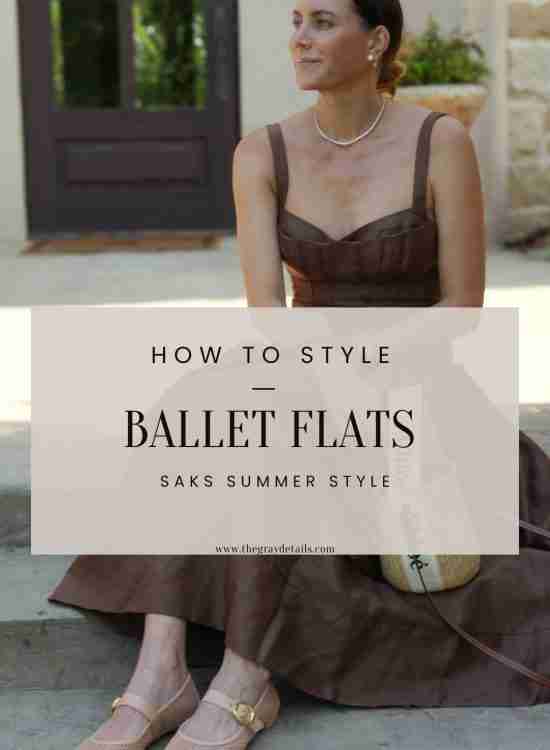 how to style ballet flats