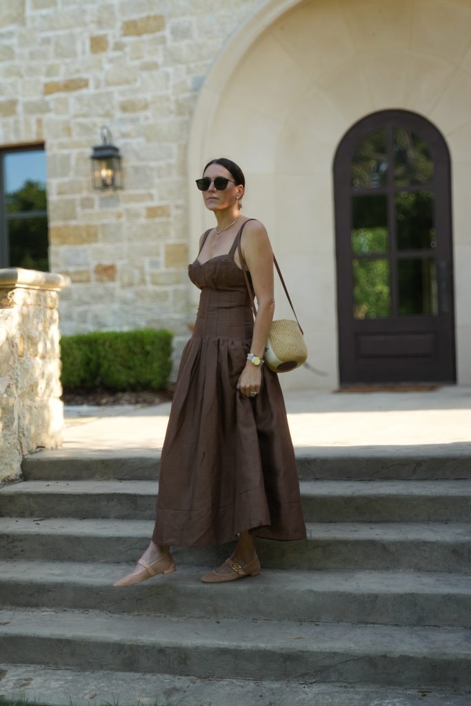 summer midi dress outfit