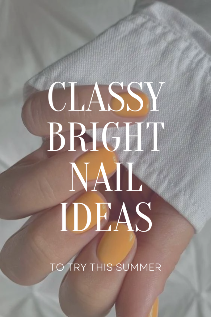 Classy Bright Summer Nail ideas