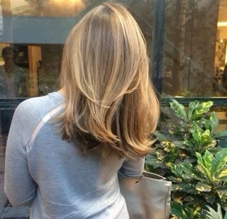 Warm Blonde hair color